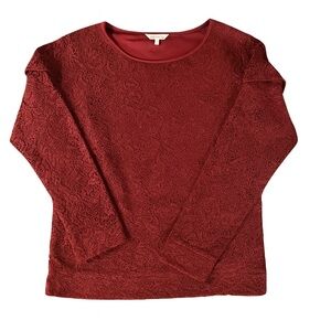 🍷 Juicy Couture Lace Top – Size L 💕